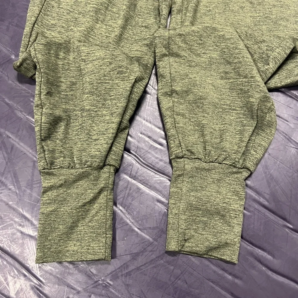 Aerie high waisted jogger pants in olive green‎ size S/TP - Picture 4 of 10
